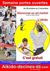  Aïkido Semaines portes ouvertes au dojo aïkido de Décines 