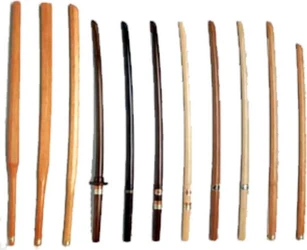  bokken, jo d'Aikido 