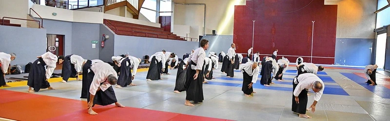  Aïkido dojo de Décines taïso, jumbi-dosa, tandoku-dosa